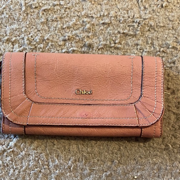 Chloe Handbags - Chloe Blush Leather Wallet
